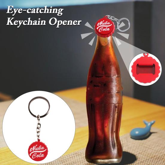 Брелок с дизайном Cola, открывалка для бутылок, многофункциональный устойчивый к коррозии брелок для ключей, открывалка для пива, брелок-брелок, аксессуары для повседневного ношения