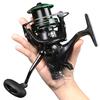 New Waterproof Spinning Reel 15KG-20KG Maximum Drag Gear Ratio 5.2:1 Metal Spool Long Casting Beveled Spool Durable Ultra Smooth Spinning Wheel