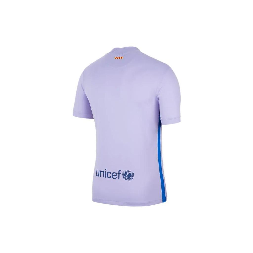 Nike FC Barcelona Soccer Jersey Fan Edition Men's Pulsed Purple (Unisex) Soccer Jerseys CV7890 581
