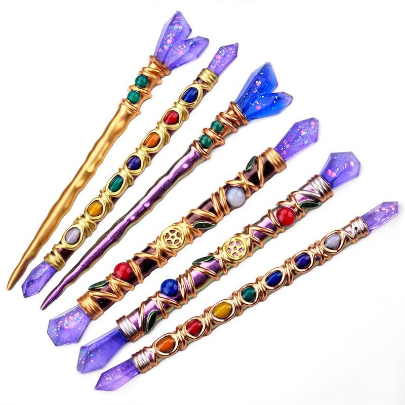 DIY Crystal Epoxy Resin Mold Magic Wand Scepter Ceremony Hairpin Mirror Silicone Mold for Resin