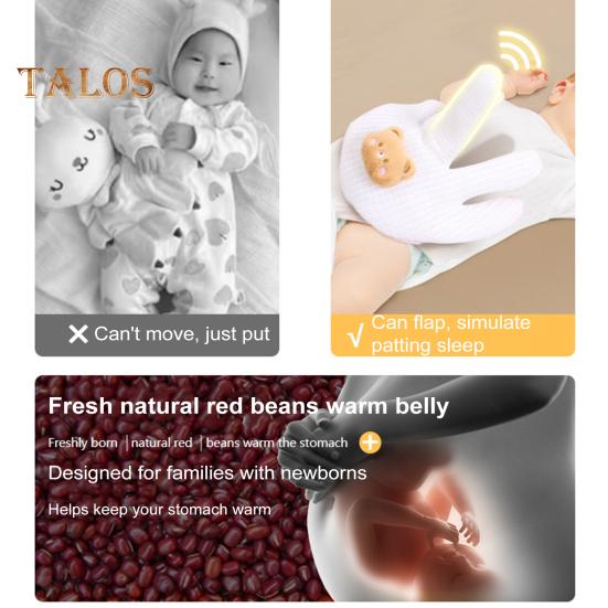 Детские ритмы для сна, электрическая детская успокаивающая ладонь с дистанционным управлением, подушки для сна, автоматическая колотушка, помощь новорожденному во сне