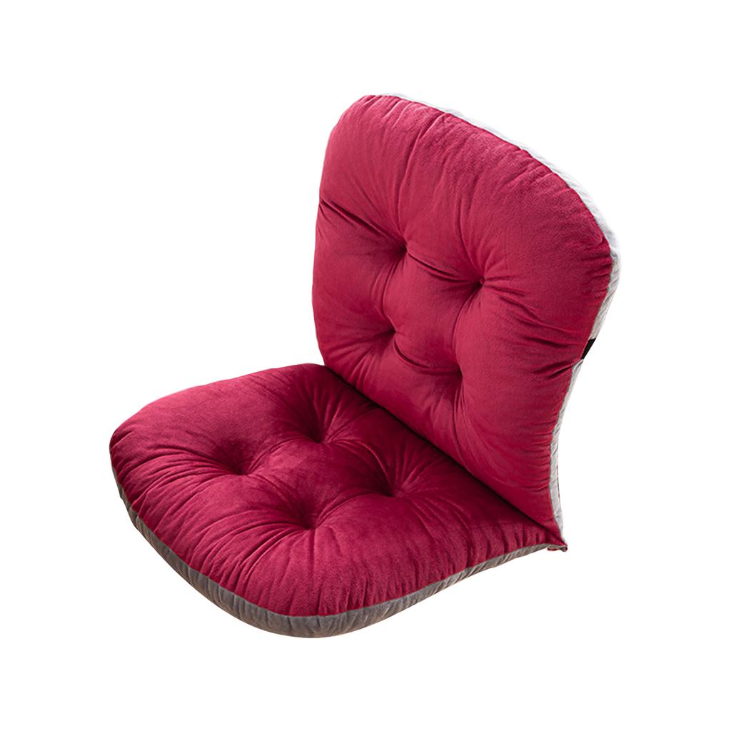 Non- Rocking Chair Cushion With Removable Lid And Lacing Straps For Worker, Car And Home Use