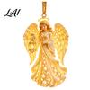 Customizable Party Scene Supplies Angel Christmas Pendant Artistic Hollow Design Hanging Ornament Holiday Ornaments Decorative Acrylic Accent
