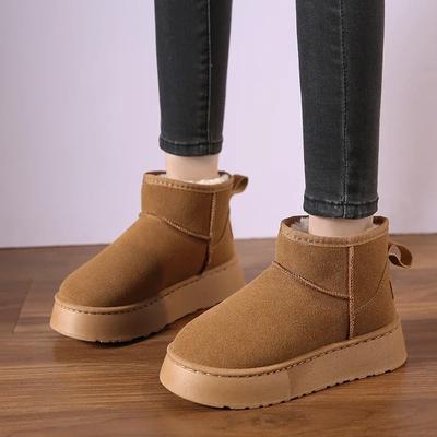 Новые классические женские зимние ботинки на утепленном пуху, удобные теплые ботильоны, женская зимняя женская обувь, массивные Botas Mujer