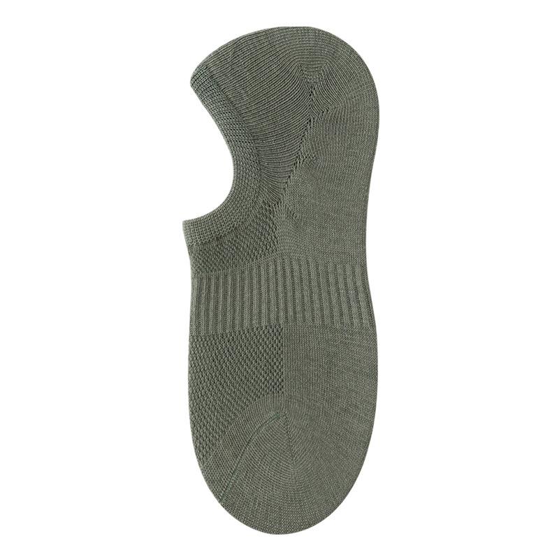 Мужские весенне-летние короткие носки, сетчатые невидимые хлопковые носки, не скатывающиеся носки-лодочки, не сползающие и невидимые носки