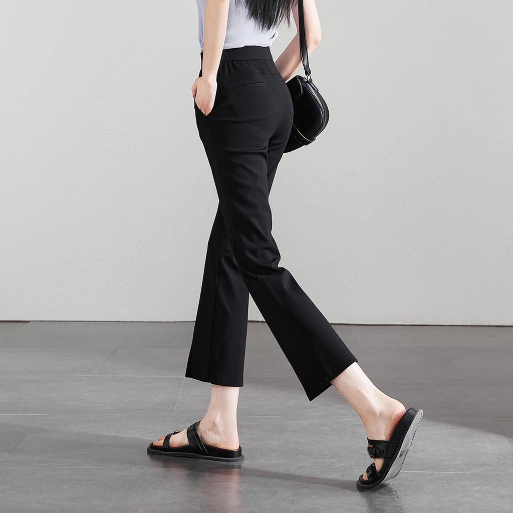 Fashionable Commuting Split Flared Pants