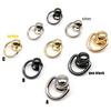10pcs/pack Screwback Rivet Stud with O Ring Screw Back Ball Nail  Leather Bag Belt Strap Phone Case
