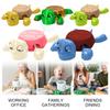 3D Printed Turtle Coaster Coffee Mug Mat with Funny Expression Plastic Drink Pad Decorative Cup Insulation Pad for Home Ornament