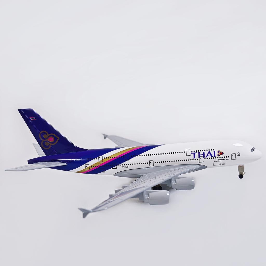 1:400 A380 Модель самолета Thai Airways Статический сплав Самолет Дисплей Авиалайнер Сувенир для украшения гостиной Коллекция
