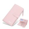 Women's Fashion Long Wallet Pu Leather Clutch Bag All Match Zipper Cell Phone Bag Ladies Hasp Multi-card Coin Purse