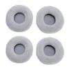 4 шт. Подушечки для наушников 85 мм Вельветовые Губчатые Универсальные Сменные Подушечки для Наушников Серые