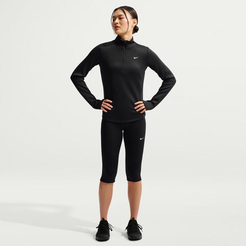 Nike Women's ONE Therma-FIT Half-Zip Long-Sleeve Polo