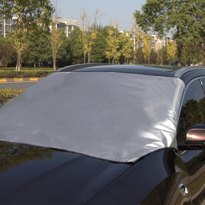 Чехол на лобовое стекло от льда и снега, магнитный протектор лобового стекла автомобиля, многофункциональный чехол на лобовое стекло автомобиля, зимний автомобиль