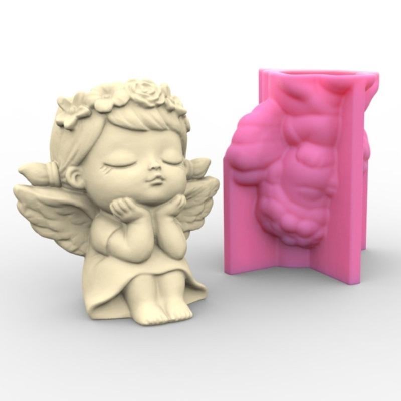 Силиконовая форма для цветочного горшка, бетонная цементная форма для горшка для растений, форма для цветочного горшка, форма для эпоксидной смолы, держатель для кистей для макияжа, форма-органайзер