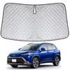 Солнцезащитный козырек для Toyota Corolla Cross, совместимый с Corolla Cross, передний солнцезащитный козырек с УФ-защитой и теплоизоляцией, солнцезащитный козырек, защита от солнца, шторка, солнцезащитный козырек, стильный, компактный.