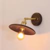 Retro Black Walnut Color Wall Lamp Nordic Homestat Bedside Cafe Restaurant Studio Window Door Lamp