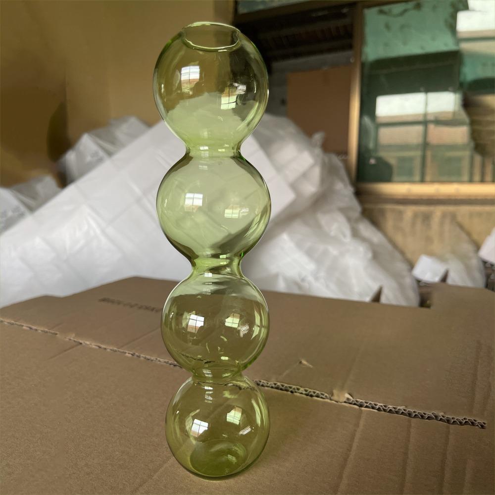 Modern Glass Vase Simple Spherical Flower Vase Table Decoration Hydroponic Flower Pot Living Room
