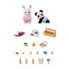 [Sylvanian]5709-Игровой набор для малышей «Кролик-снежинка и панда»