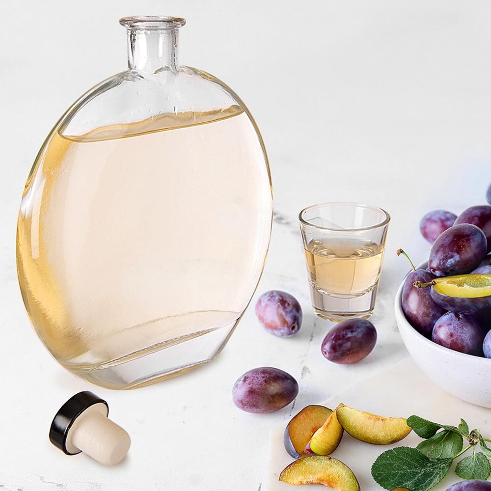 Butelka Szklana z Korkiem na Nalewkę Wino Likier Sok Wodę Oliwę 520 ml