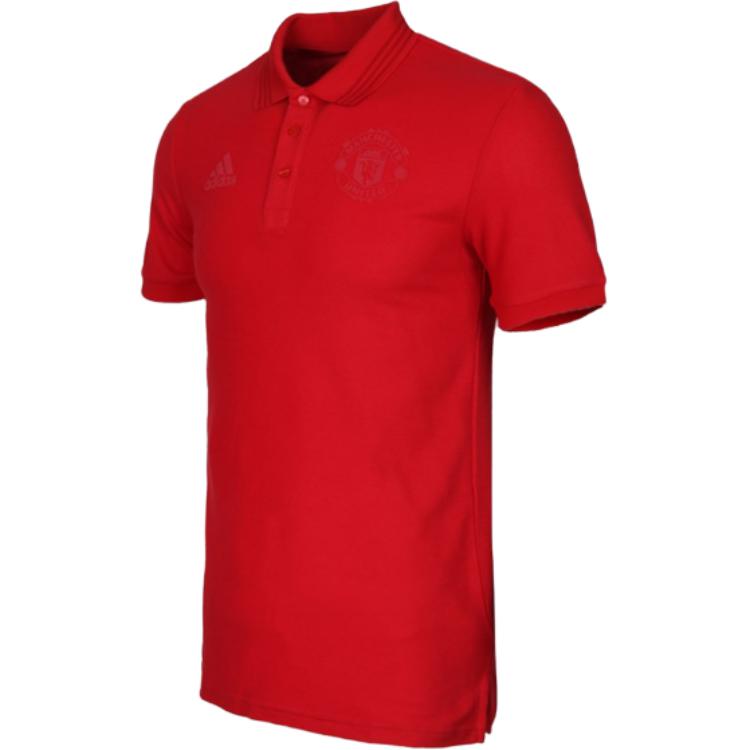 adidas Мужская красная футболка-поло MUFC CE6521