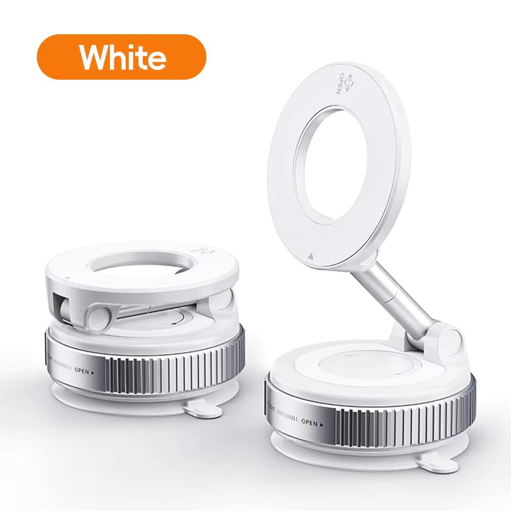 Car Mount Electric Vacuum Magnetic Holder Foldable Strong Suction Stand For Cell Phone For iphone 12 13 14 15 16 Live Streaming 5