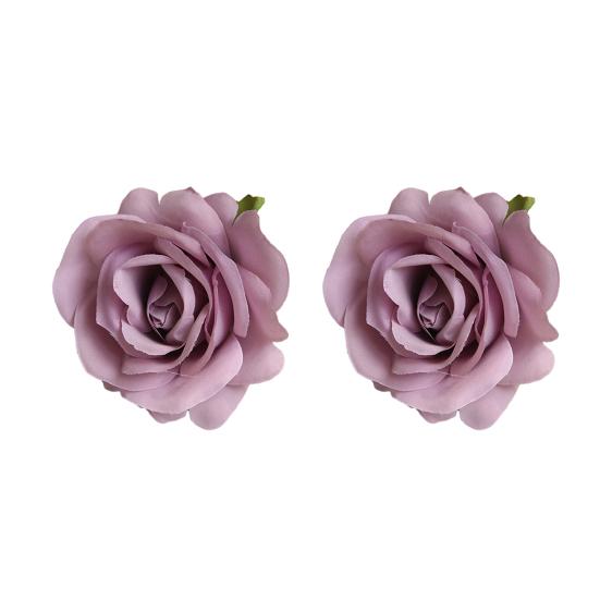 2 шт. 7 см искусственная голова розы красочные реалистичные многоразовые неувядающие DIY домашний офис свадебные украшения маленький цветок из искусственного шелка для взрослых секс-одежда