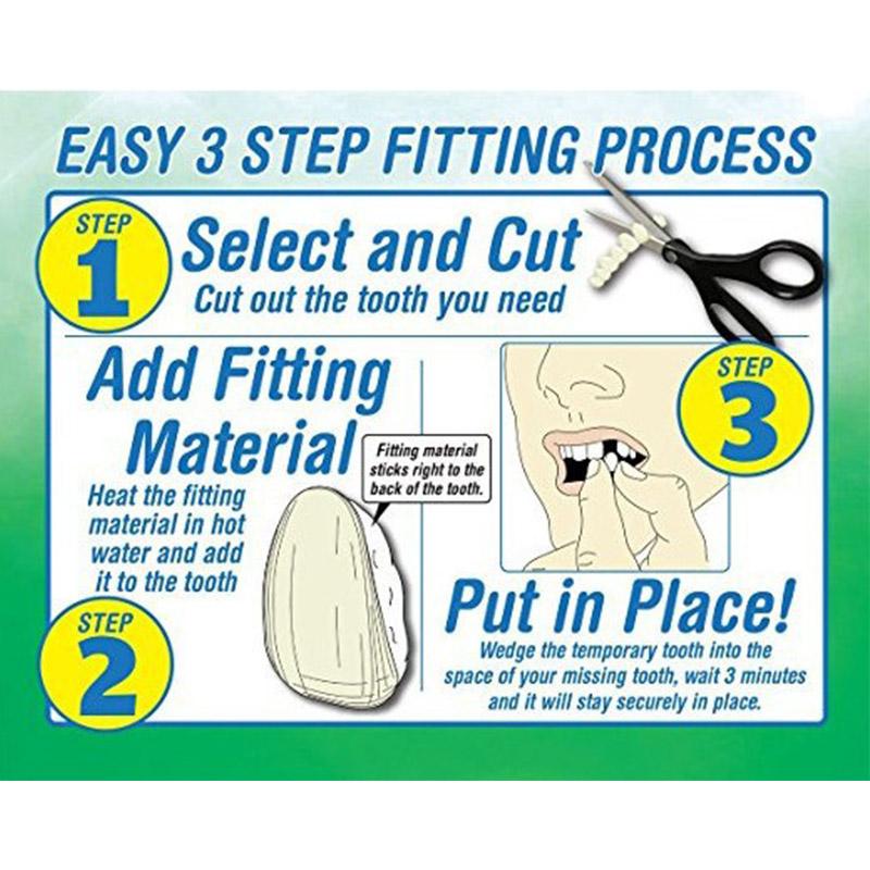 Полиморфус для лепки и установки недостающего зуба в домашних условиях