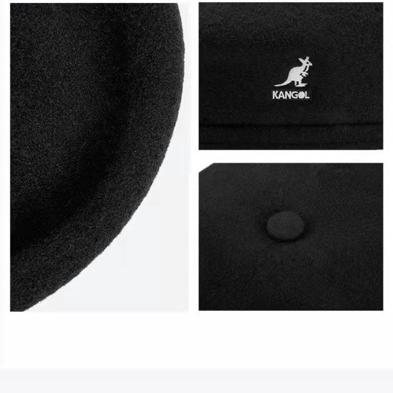 Hat, Kangaroo Pumpkin Hat, Wool Newsboy British Men and Women Casual Brimless Landlord Yuppie Painter Hat Tide