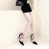 Black High Heels Women's New Temperament Muse Fan Yujie Style Pointed Sandals Strap Stiletto Shoes