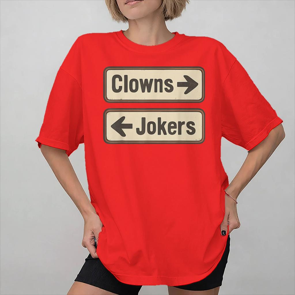 Direction Clowns To The Left Jokers To The Right Merch Unisex Unisex Summer Fashion T Shirt Cotton Tee Printed Tshirt Clothes