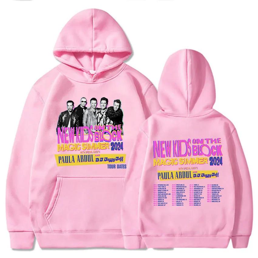 Толстовка NKOTB-B The Magic Summer Tour Sudaderas Para Mujer Женская одежда Moletom с длинным рукавом Уличная одежда Топ