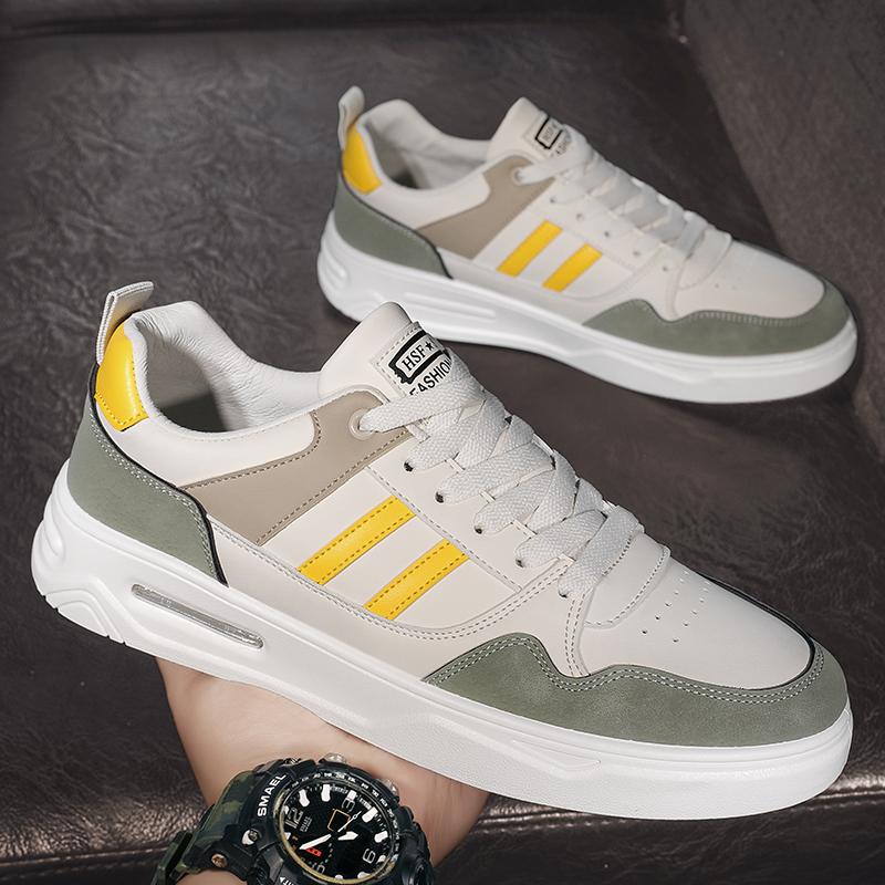 Модная кеда мужская вулканизированная повседневная на четыре сезона молодежная модная новый стиль классическая базовая износостойкая водонепроницаемая мужская обувь