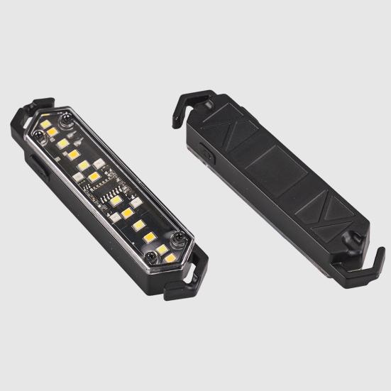 Outdoor Camping Guyline Warning Light 7 Modes Adjustable IPX4 Waterproof Magnetic Portable Hiking Tent Shelter Wind Rope Hanging Lamp