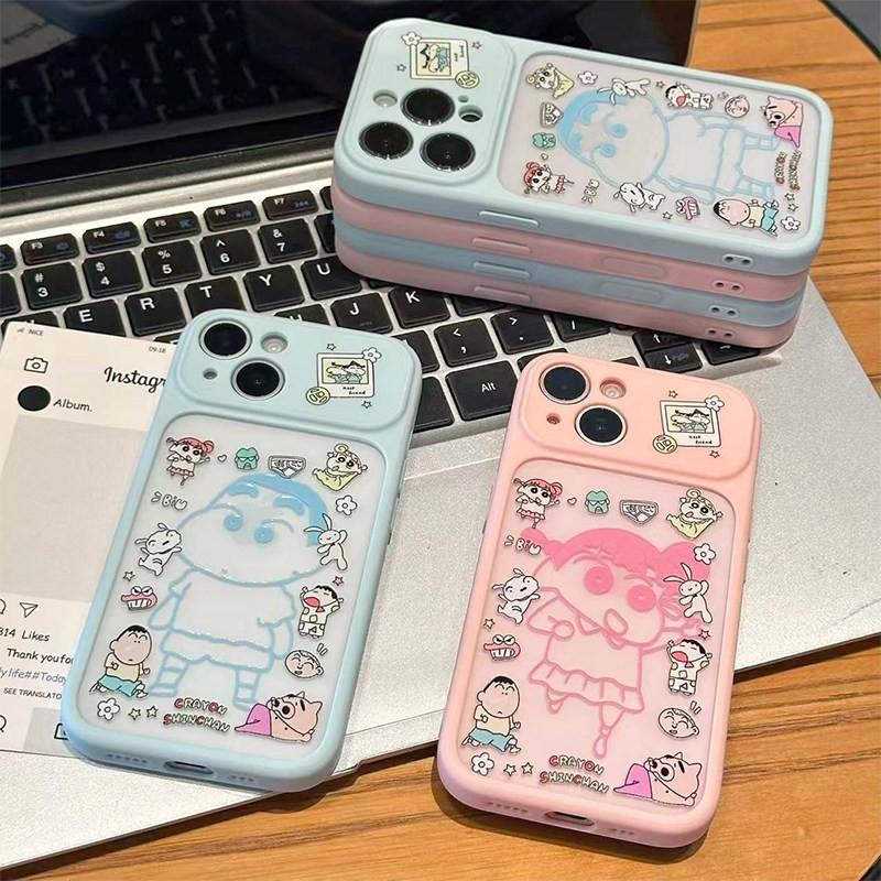 Couple line small new Nini suitable for Apple promax mobile phone case girls high value/large window