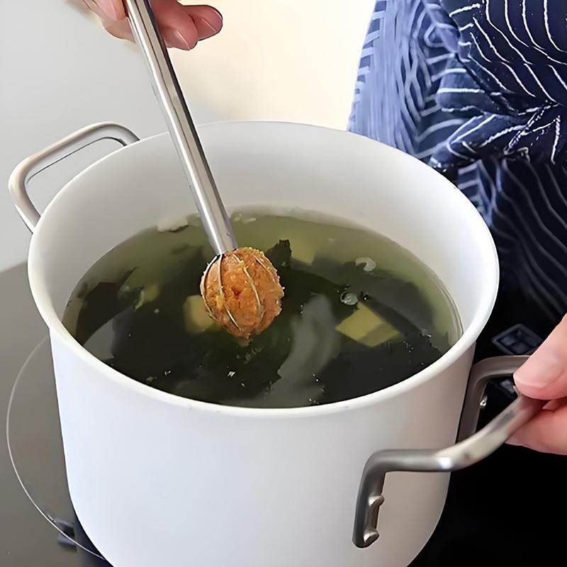 Multifunctional Baking Whisk Mini Egg Beater Solid Butter Softening Tool Stainless Steel Miso Sauce Mixing Spoon Sauce Beater