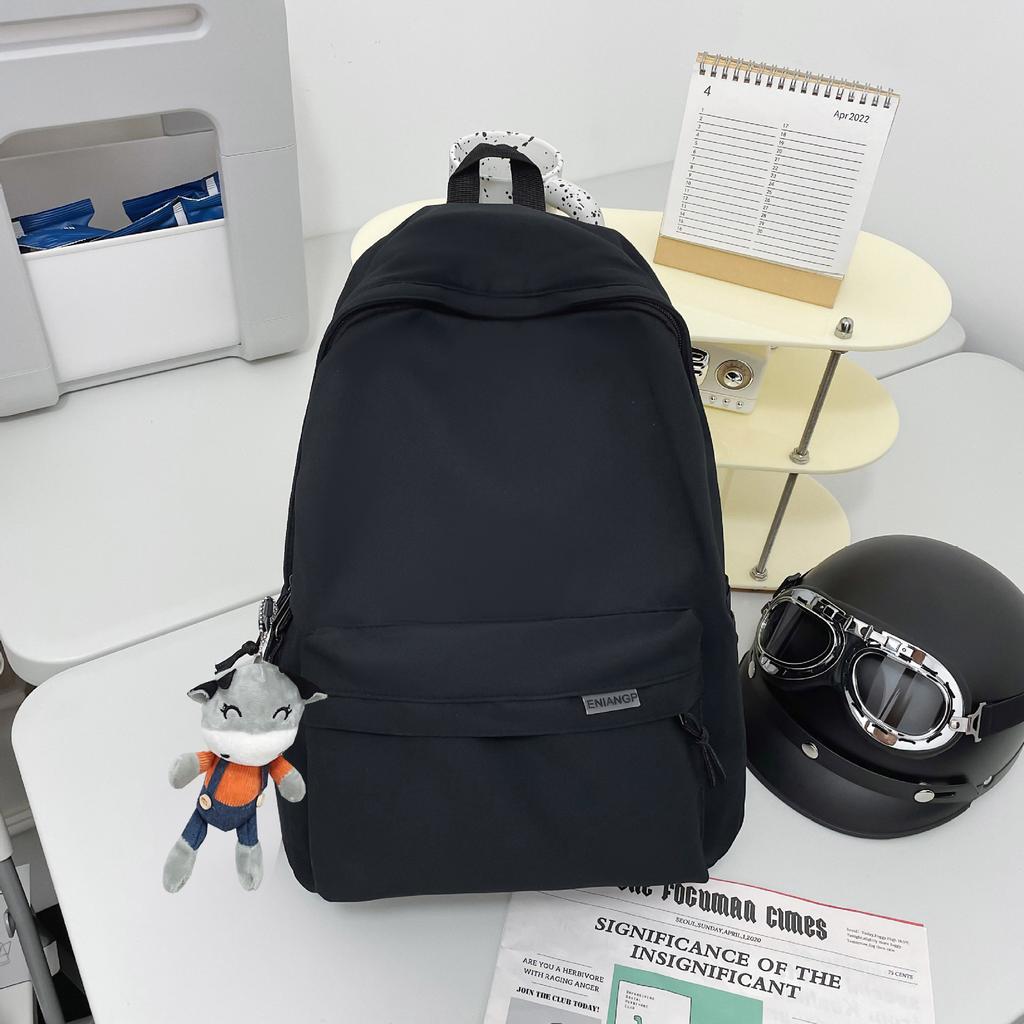 Backpack Men'S Japanese Simple Large Capacity Travel Backpack Women'S Leisure Trend College Student School Bag