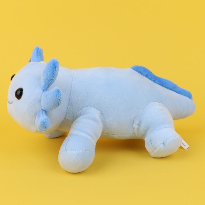 Четырехцветная крадущаяся Саламандра Аксолотль, мультяшная милая шестиугольная кукла-динозавр, детская плюшевая игрушка