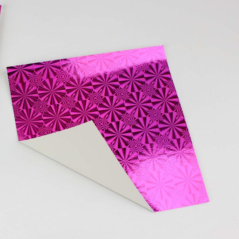 Листы квадратная бумага для оригами с боковым эффектом, лазерная бумага, блестящая бумага, сделай сам, детская сложенная бумага, украшение для скрапбукинга, 50 шт.