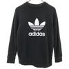 Adidas Логотип-трилистник Принт Длинный рукав Свитшот S черный Мужской Б/у