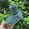 Soft Baby Warm Boots Sheepskin Wool Sewn Indoor Walking Socks Cute Anti-slip Footwear