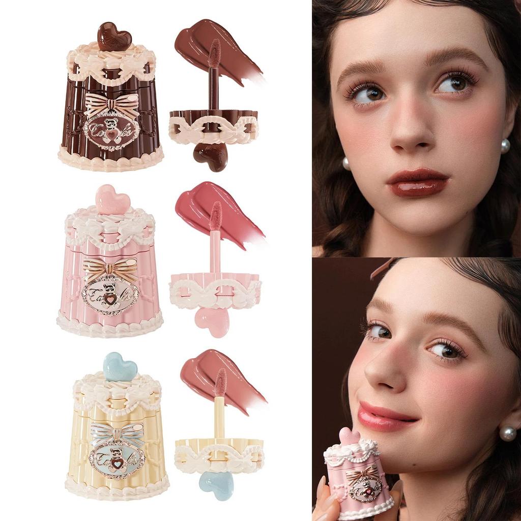 Flower Knows Увлажняющий глянцевый тинт для губ Sweetie Bear, увлажняющий, стойкий, нелипкий, веганский блеск для гладких, увлажненных губ