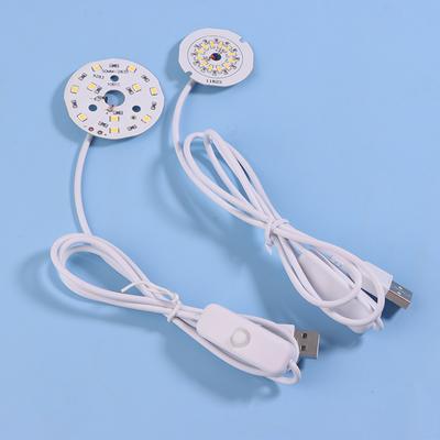 1 шт. 1,5 м длина линии Dc5V светодиодные чипы Smd5730 светодиодная лампа Usb 3 Вт световая панель теплый белый свет с кабелем включения/выключения