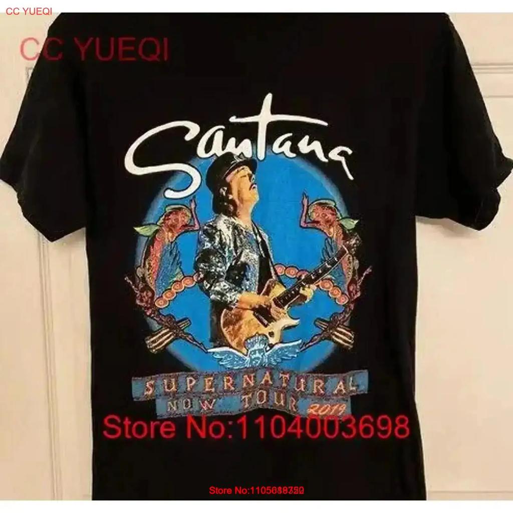 Santana Supernatural Now Tour 2019 T Shirt Hot Concert Music S 2xl Shirts Vintage Versatile Fashion Graphic Slightly