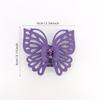 9 см Милые Женские Девушки Молодежная Мода Подарок Зажим для Затылка Заколка для Волос Конфетный Цвет Однослойный Полый Крыло Усики Бабочка Заколка-Краб для Волос