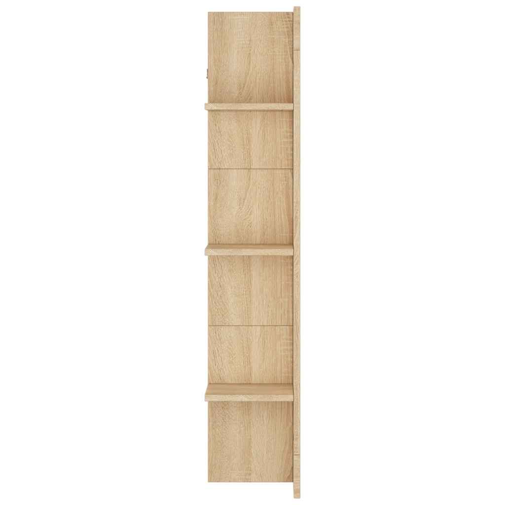 vidaXL TV-Schrank Sonoma-Eiche 152x22x113 cm Holzwerkstoff