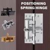 3Pcs Self Closing Spring Door Hinge 90 Degree Positioning Automatic Door Closers Hinge Hardware for Wood Door Cabinet
