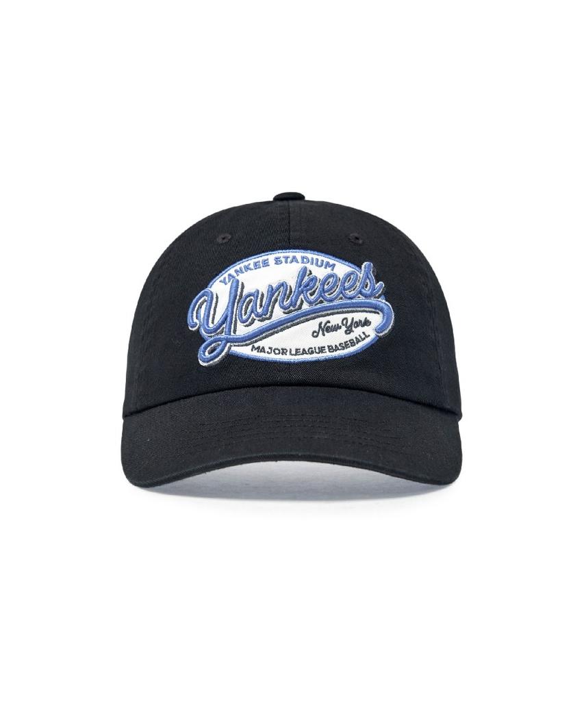 Кепка-бейсболка Emelbi Street Oval Cursive Unstructured Ny (черный)