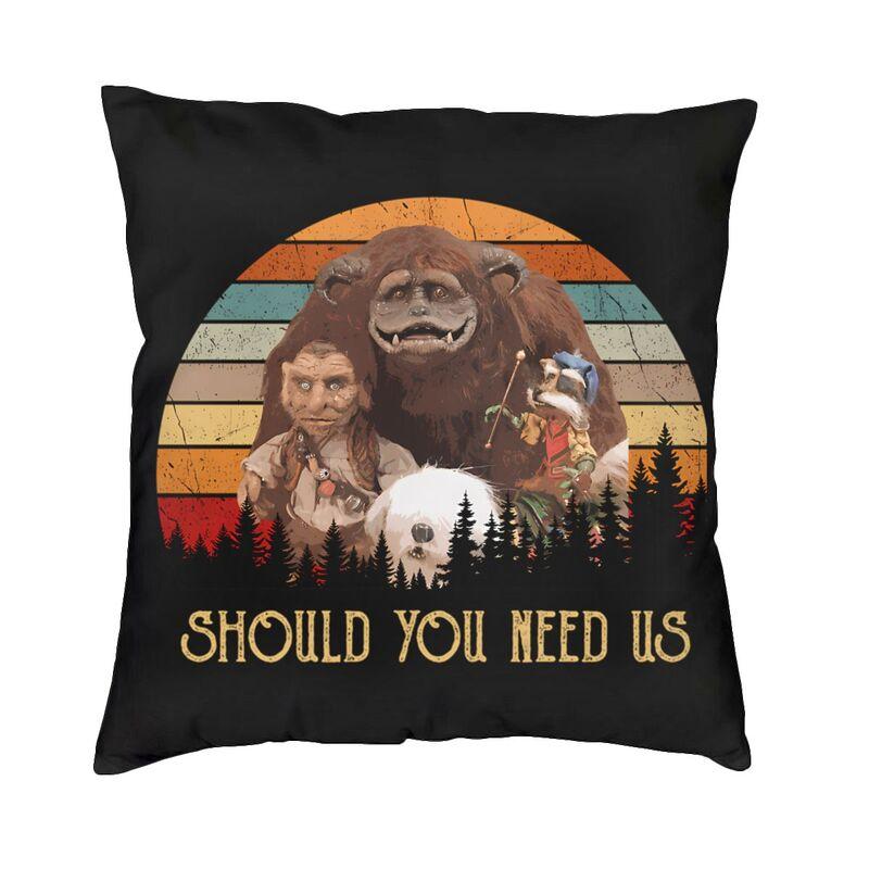 Labyrinth Movie Cushion Cover x Soft Horror Adventure Movie Throw Pillow Case for Sofa Car Square Pillowcase Decoration