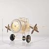 Настольные часы 'Дизайн самолета' Домашний декор Идеальный подарок для пилотов, любителей авиации Уникальные часы-самолет для гостиной, офиса