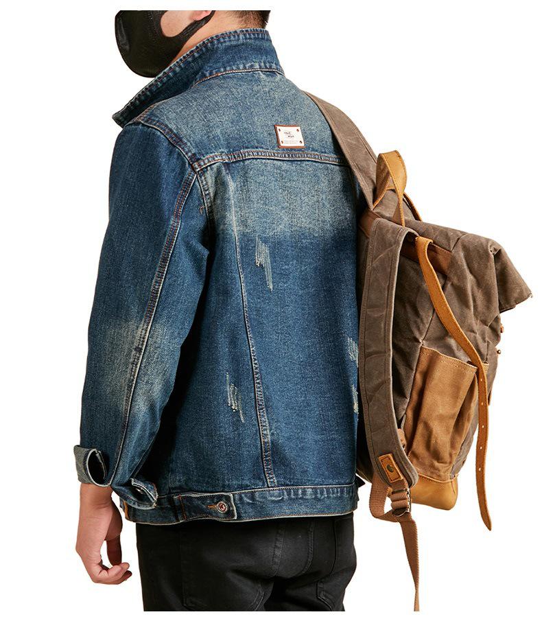 Xintang Menswear | 2025 Men's Trendy American Denim Jacket - Versatile Spring/Autumn Workwear, Casual Outerwear